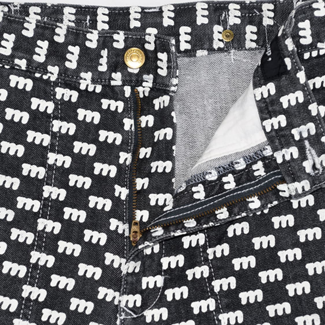 mercibeaucoup 패턴데님팬츠 상품이미지8