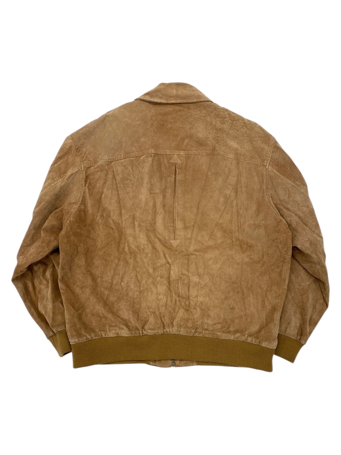 90‘s 엘엘빈 스웨이드 레더 블루종 자켓 상품이미지2