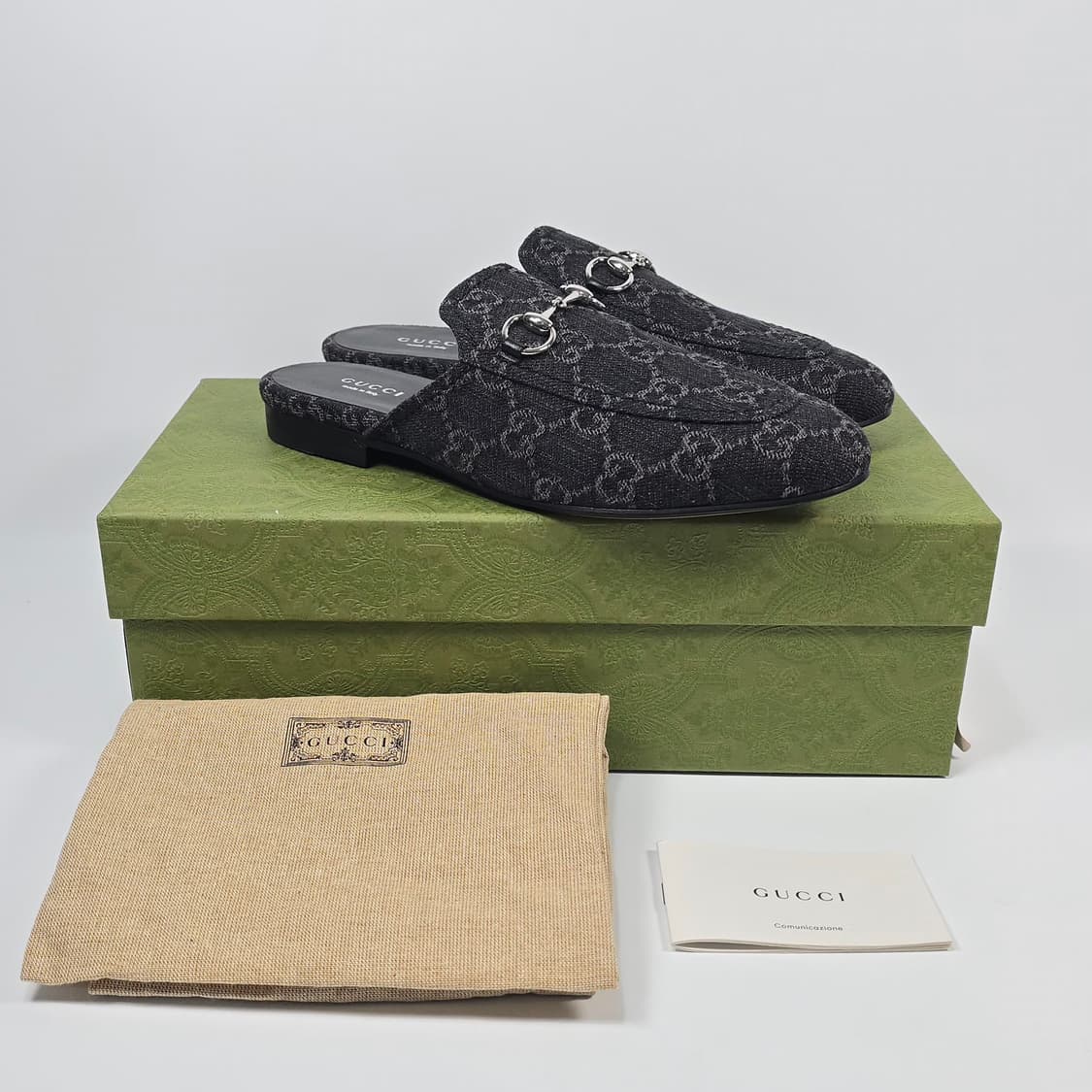 구찌 프린스타운 GG 데님 뮬 블로퍼 ( 235 ) 상품이미지1