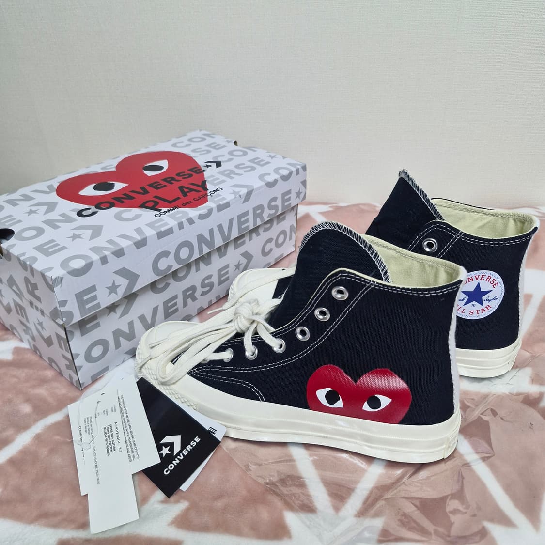 [245] 플레이 꼼데 컨버스 콜라보 청크 70 CDG 하이 꼼데가르송 상품이미지2