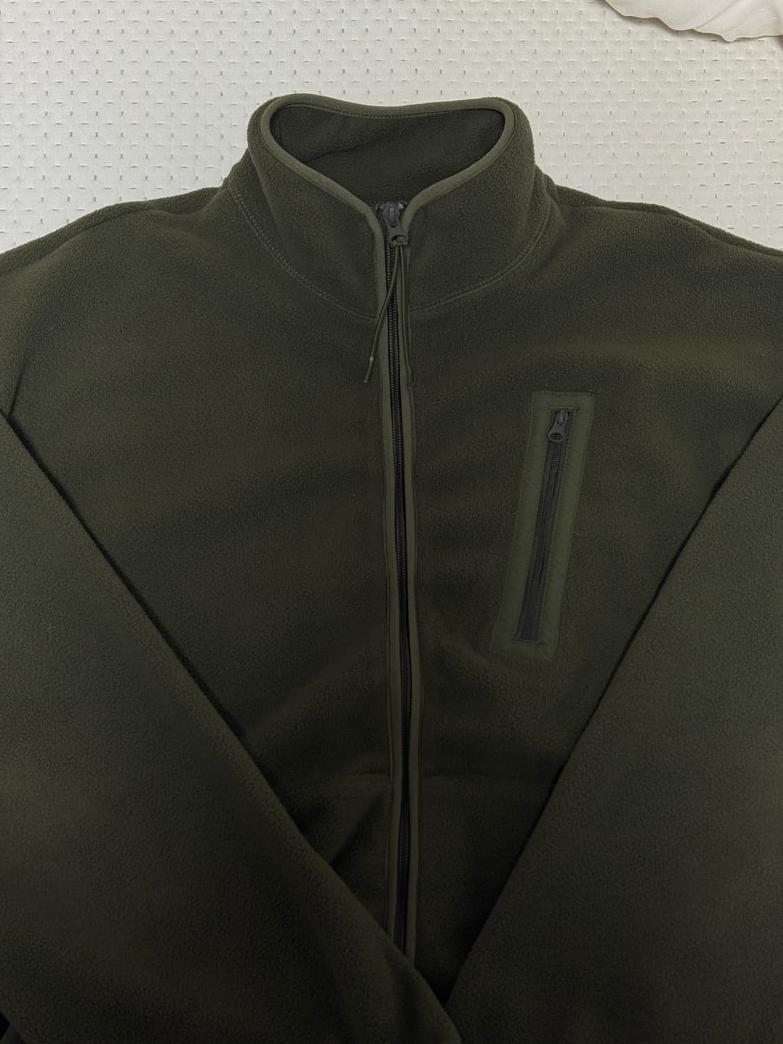 (m) 프리즘웍스 플리스 집업 자켓 올리브 상품이미지4