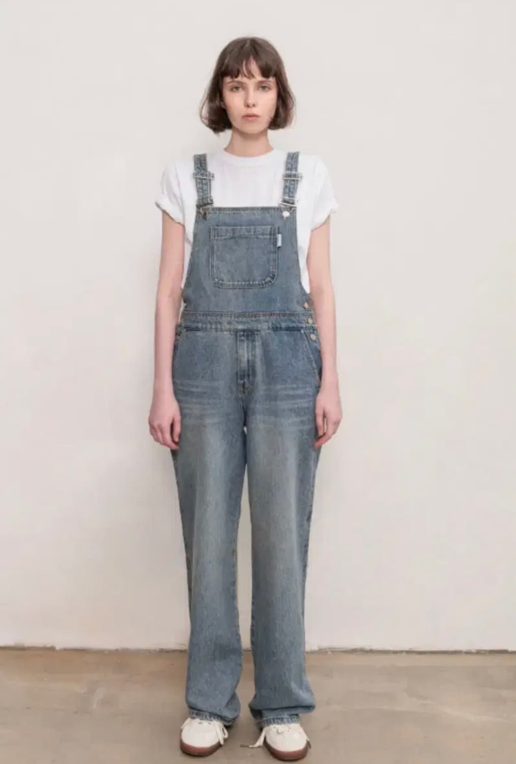 더오유 데님 오버롤 멜빵 상품이미지1