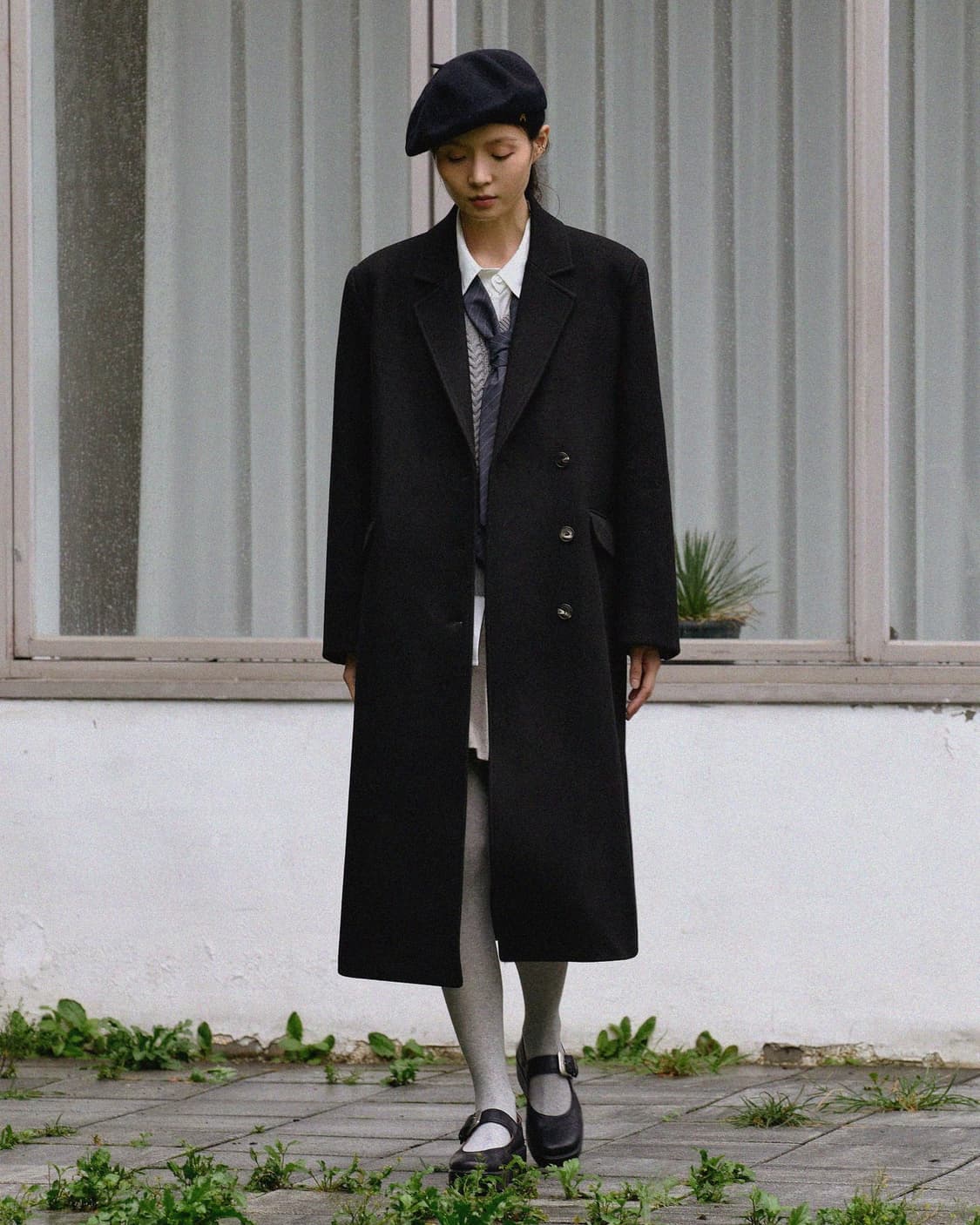 노멜렛 이자벨 테일러드 블랙코트 (1사이즈) Nomelet 상품이미지1