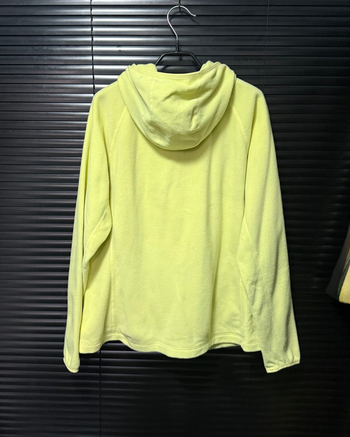 노스페이스 후리스 플리스 노랑색 옐로우 후드 집업 상아색 폴라텍 여성  상품이미지5