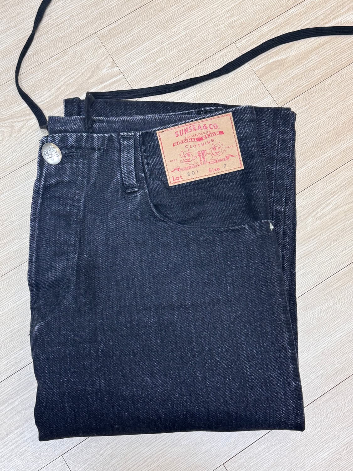SUNSEA ALTANATING BK DENIM 사이즈2 상품이미지2