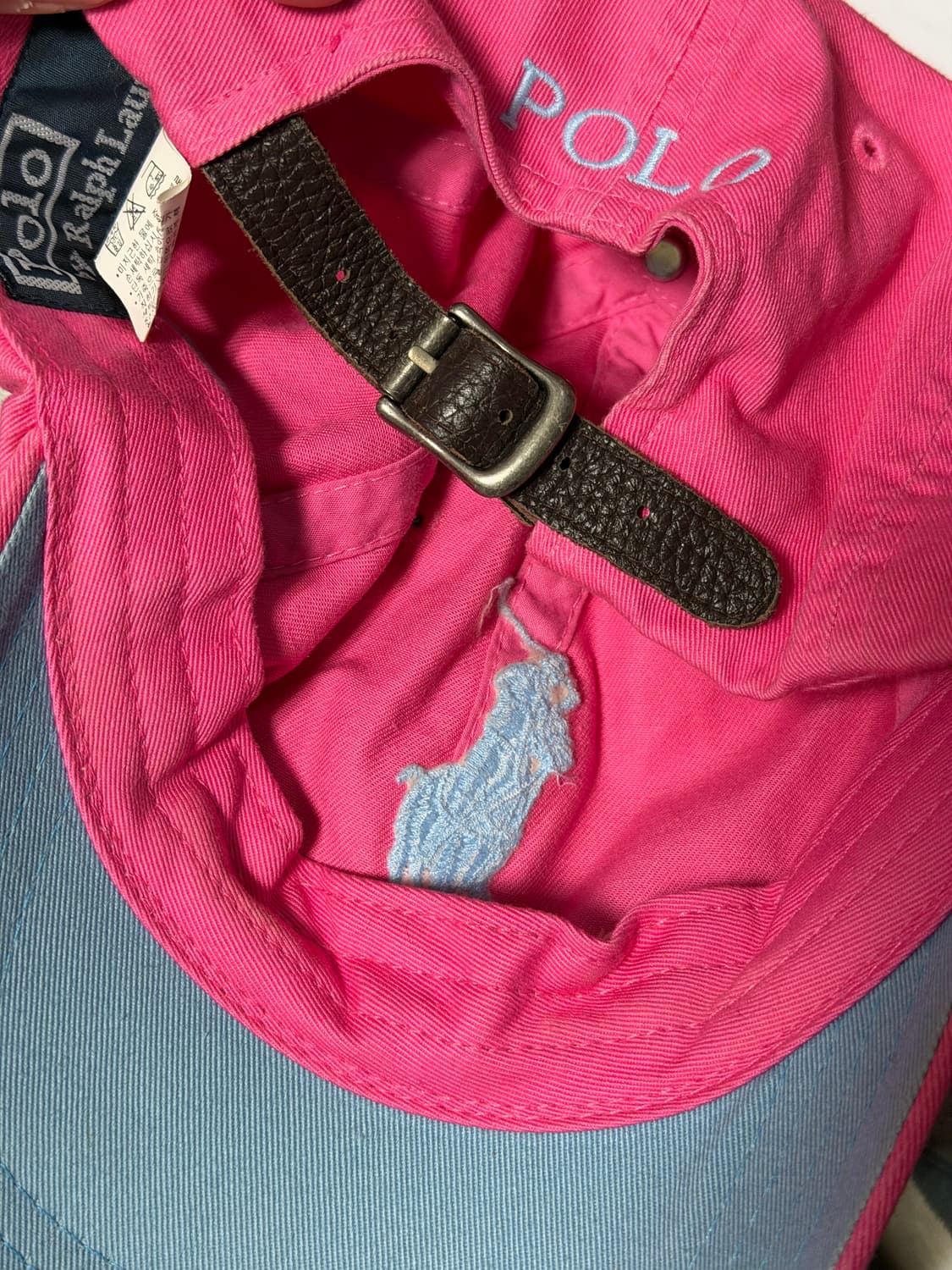 폴로 랄프로렌 빅포니 치프키프 볼캡 핑크 상품이미지2