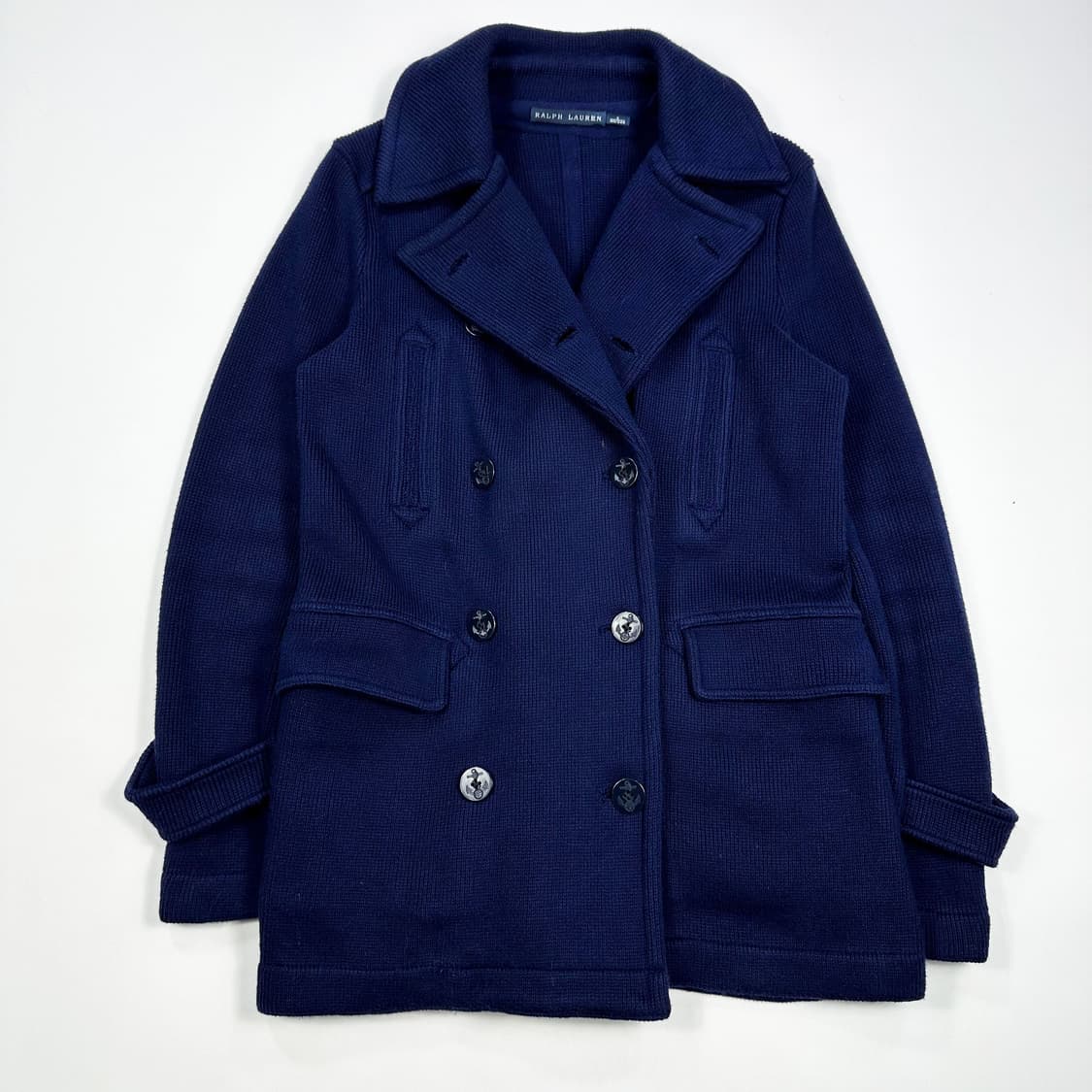 폴로 랄프로렌 클래식 RL 네이비 코튼 더블코트 (S 여성추천) 상품이미지2