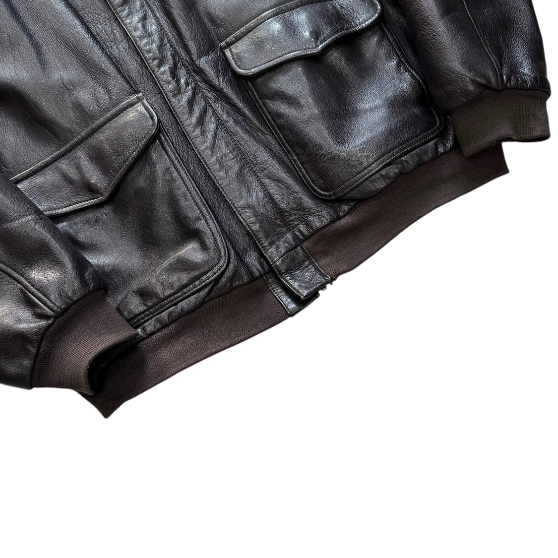 [110] 90's LL Bean A2 봄버 레더 자켓 상품이미지4