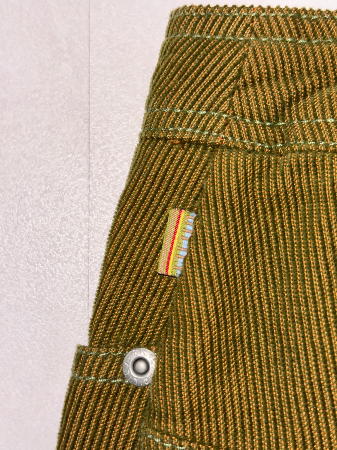 Oilily olive corduroy pocket cargo skirt 상품이미지5