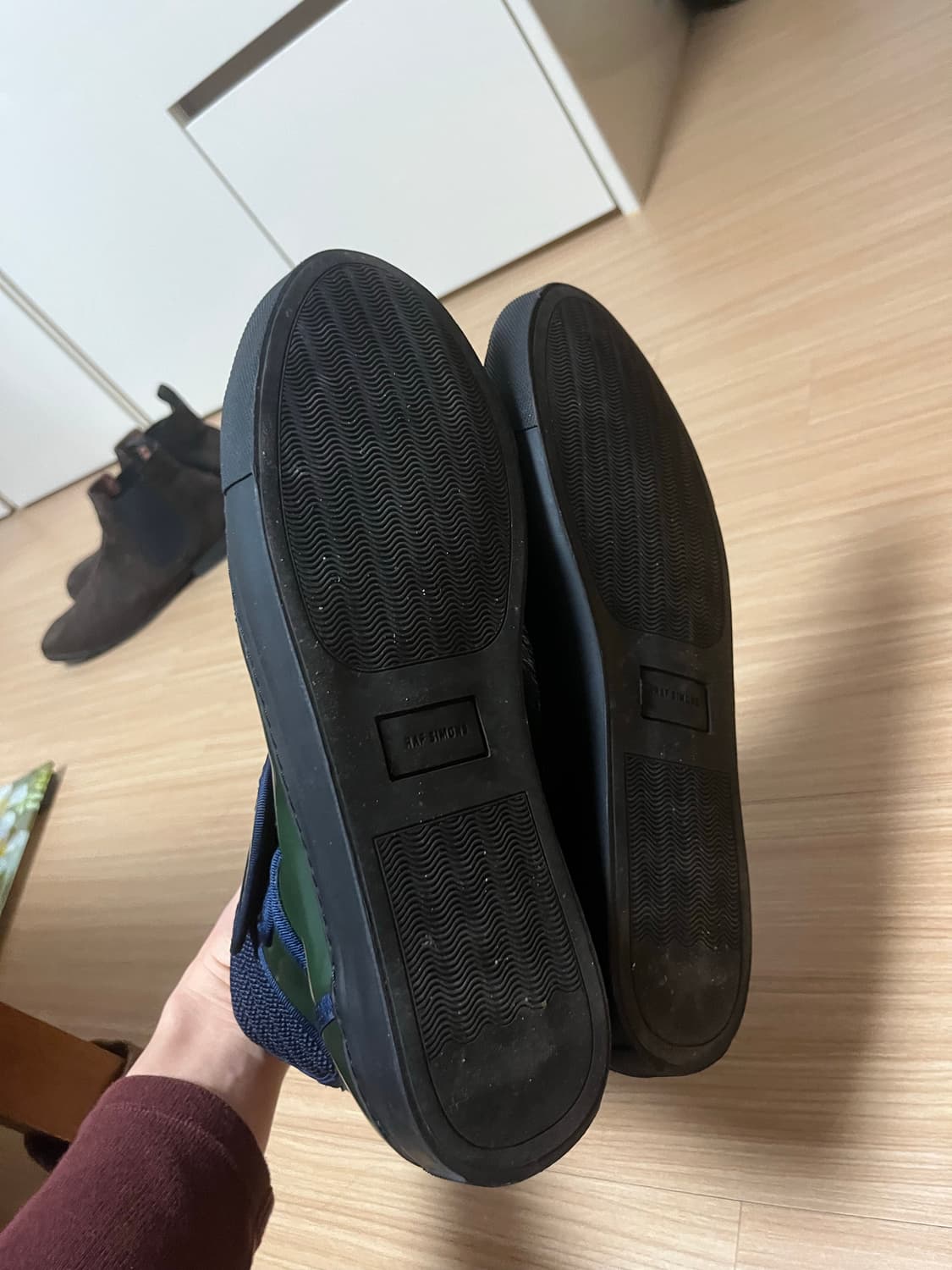 라프시몬스 벨크로 하이탑 딥그린 43 상품이미지6