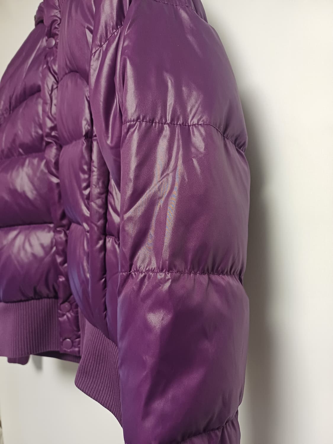 Adidas Gold Logo Snow Down Jacket - Purp 상품이미지4