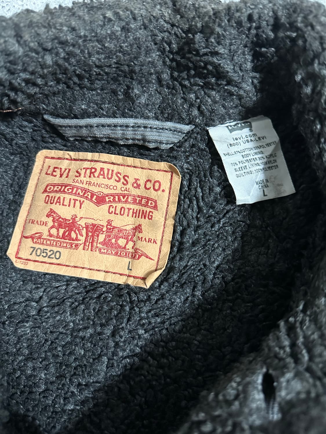 Levi’s 코듀로이 쉐르파 자켓 상품이미지4