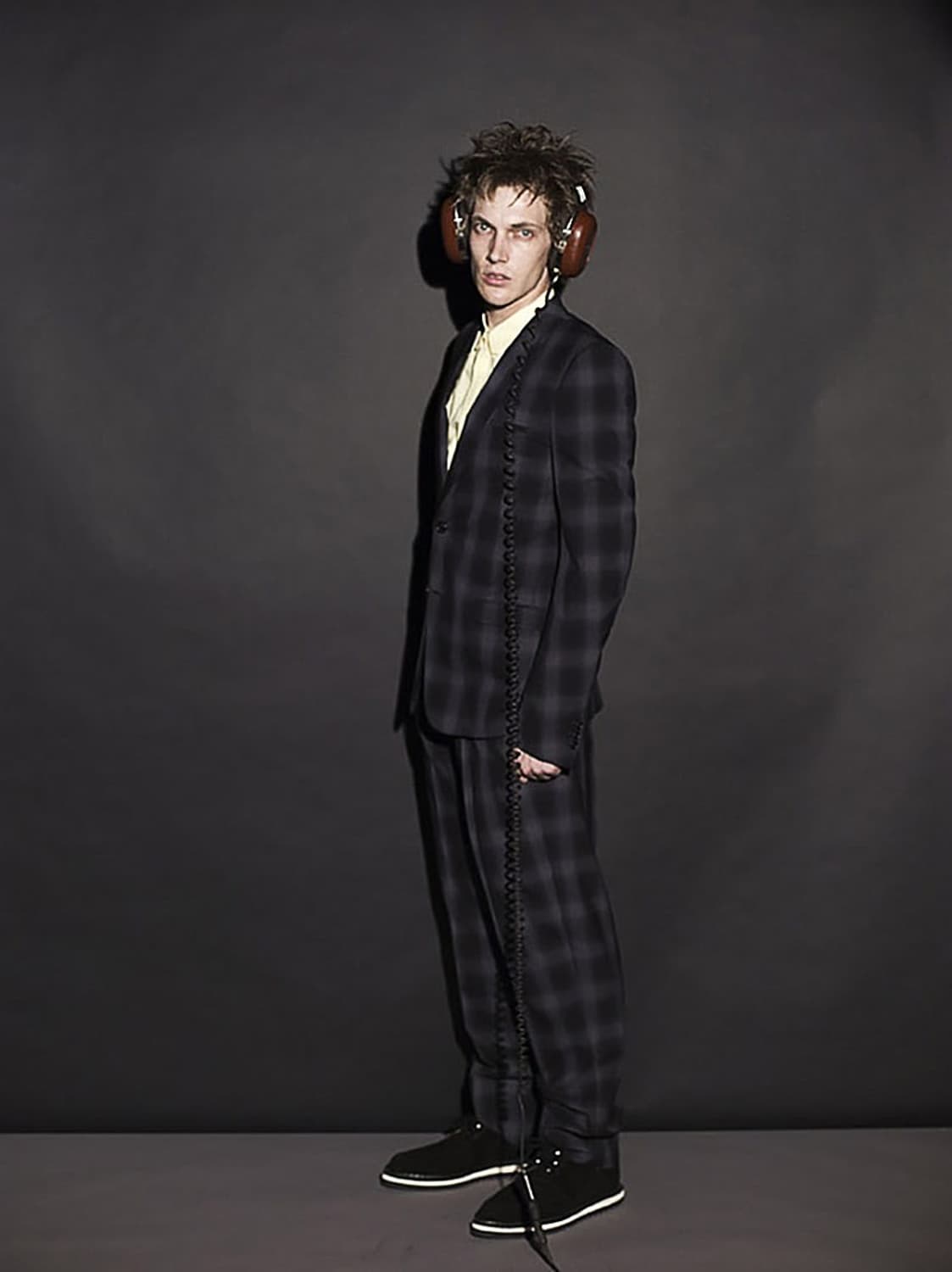 언더커버 09ss  "POPTONEZ 체크 슬랙스 상품이미지8