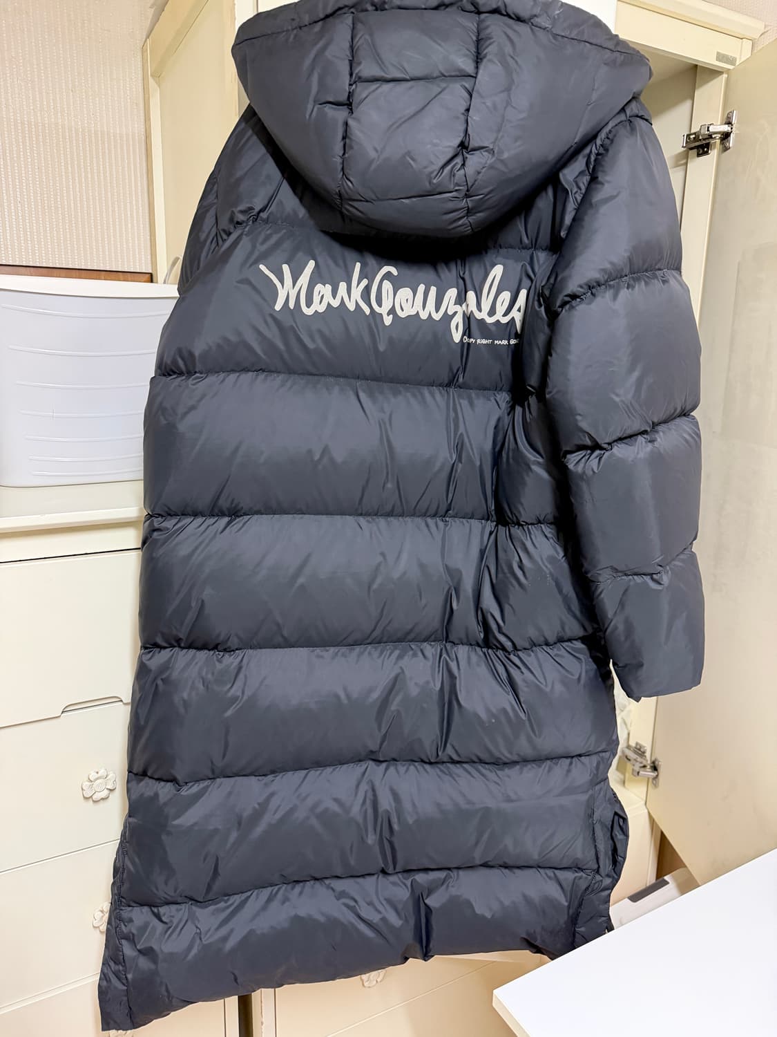 마크곤잘레스 롱패딩 블랙 XL 상품이미지5