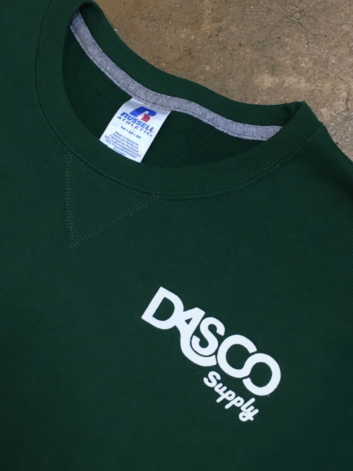 RUSSELL 러셀 맨투맨 그린 상품이미지4