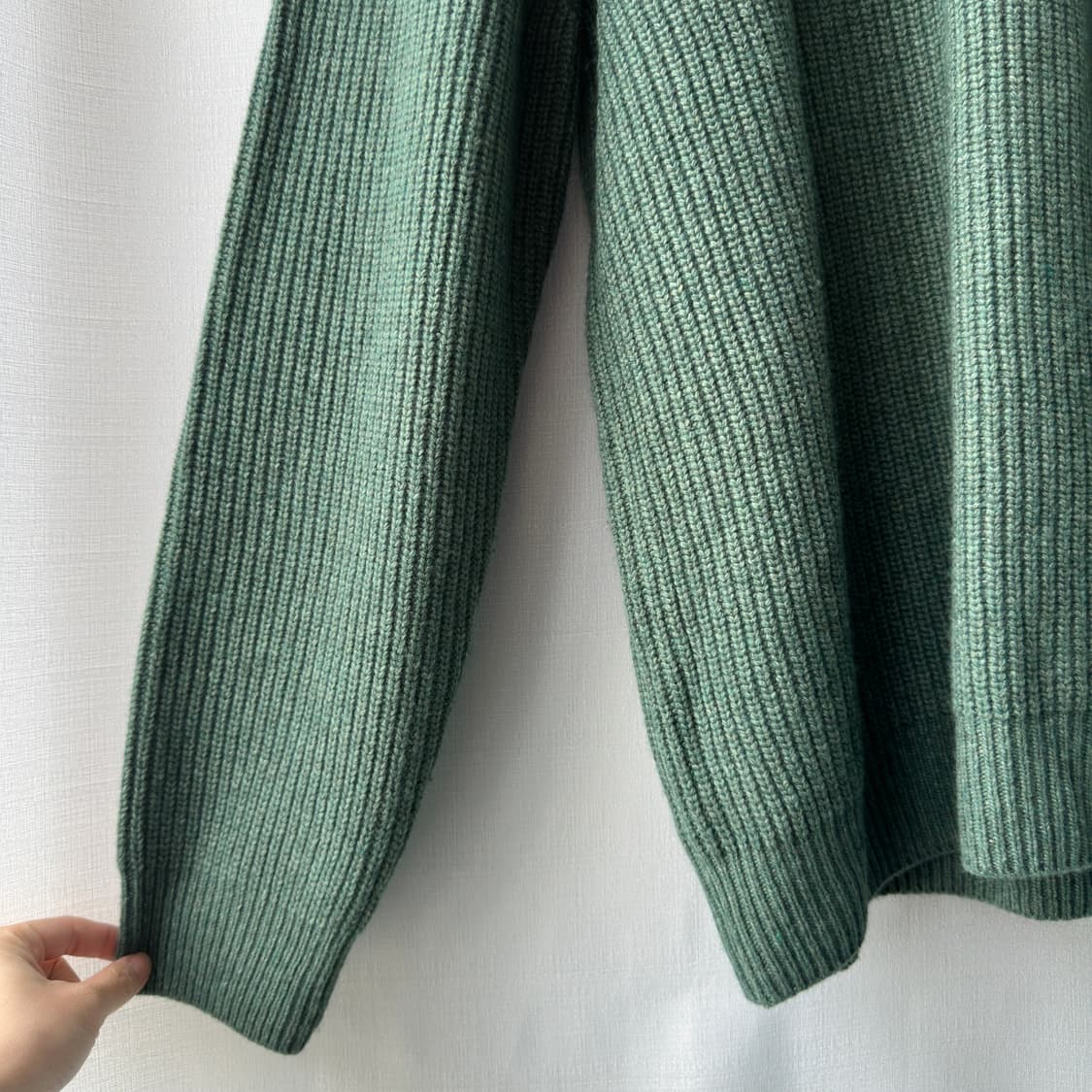 Series 시리즈 울캐시미어 혼방 원포켓 헤비웨이트 니트 110 상품이미지5