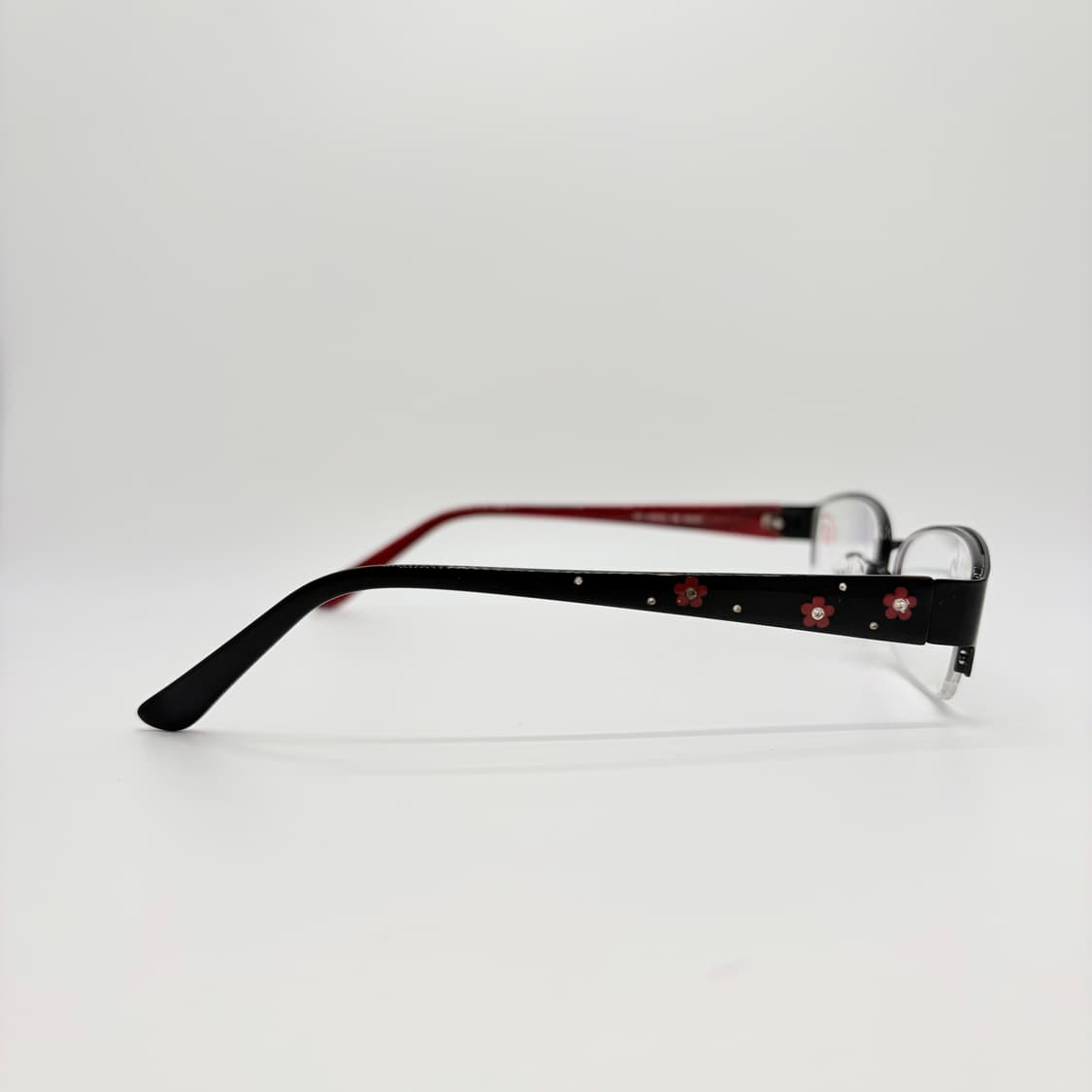 VASTONOM 블랙 플라워패턴 반무테 상품이미지5