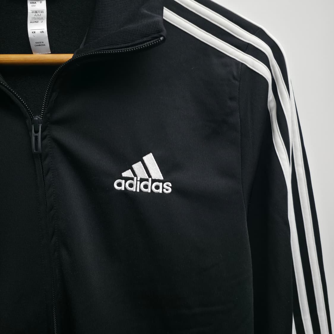 [L] 아디다스 블랙 져지 상품이미지4
