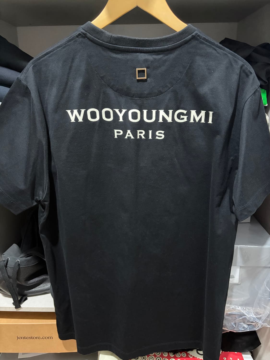 (100%)정품 우영미 백고로 반팔티 46 블랙 상품이미지3