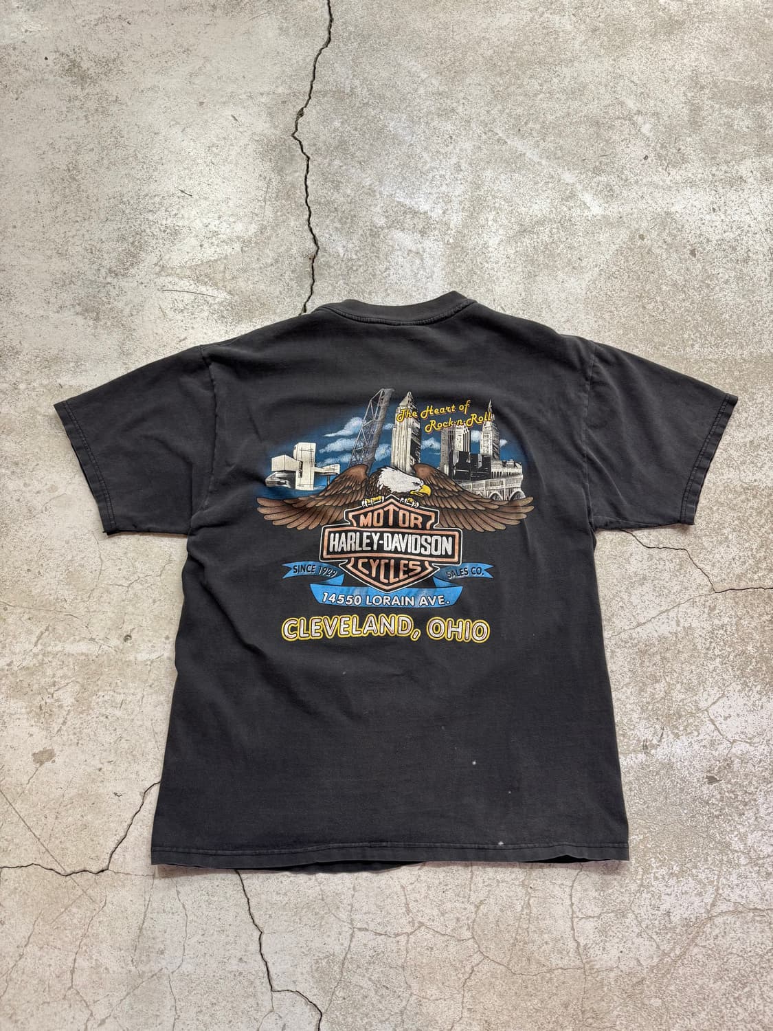 90s할리데이비슨 울프 반팔티 상품이미지6