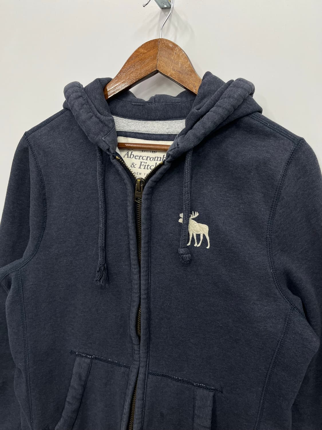아베크롬비 순록 네이비 후드집업  상품이미지2