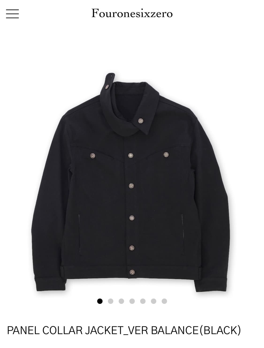  (구매)PANEL COLLAR JACKET - BK (2) 상품이미지1