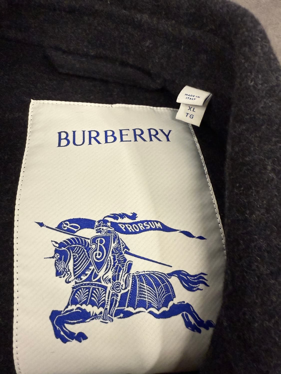 [정품/XL] 버버리 EKD 울 오버셔츠 자켓 c1 상품이미지5