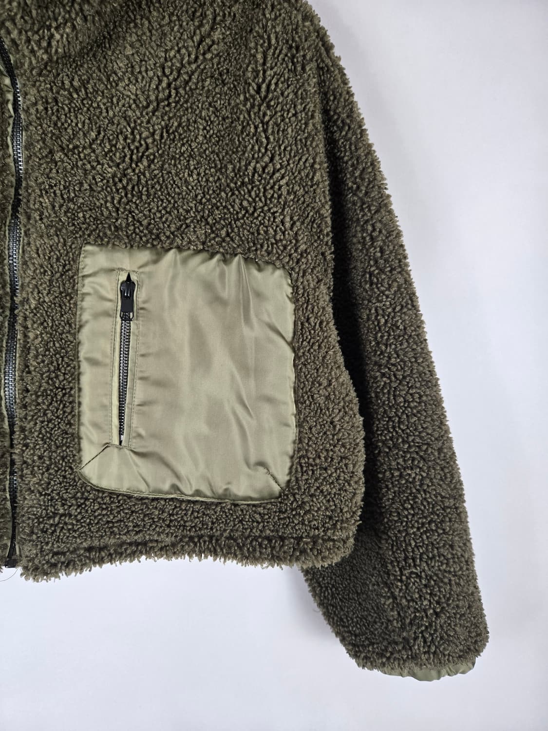 [무료배송]자라 S 여성 오버핏 양면 플리스 숏 자켓 상품이미지7