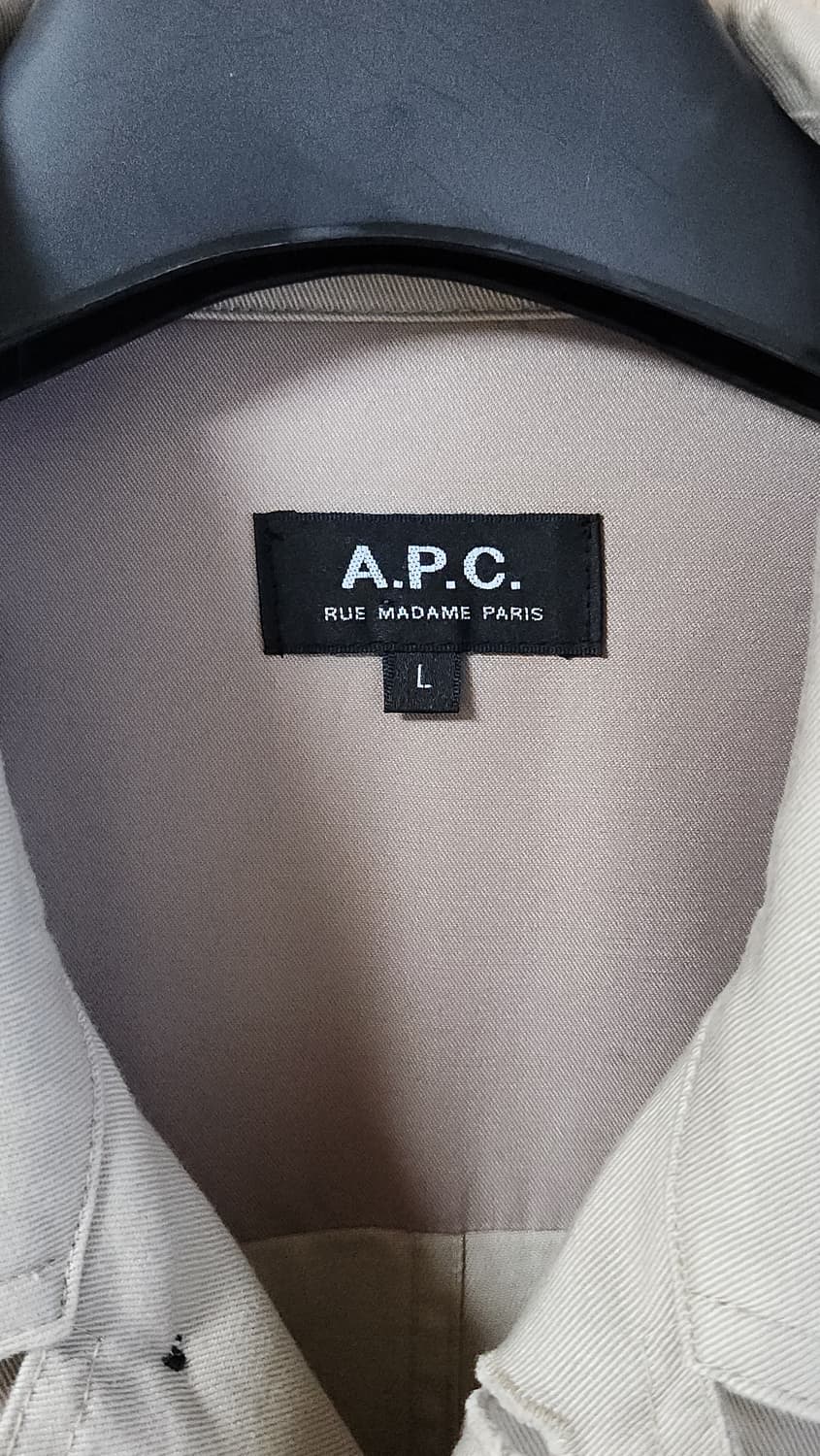 (착샷) 아페쎄 코튼 트러커 자켓 a.p.c. 상품이미지4