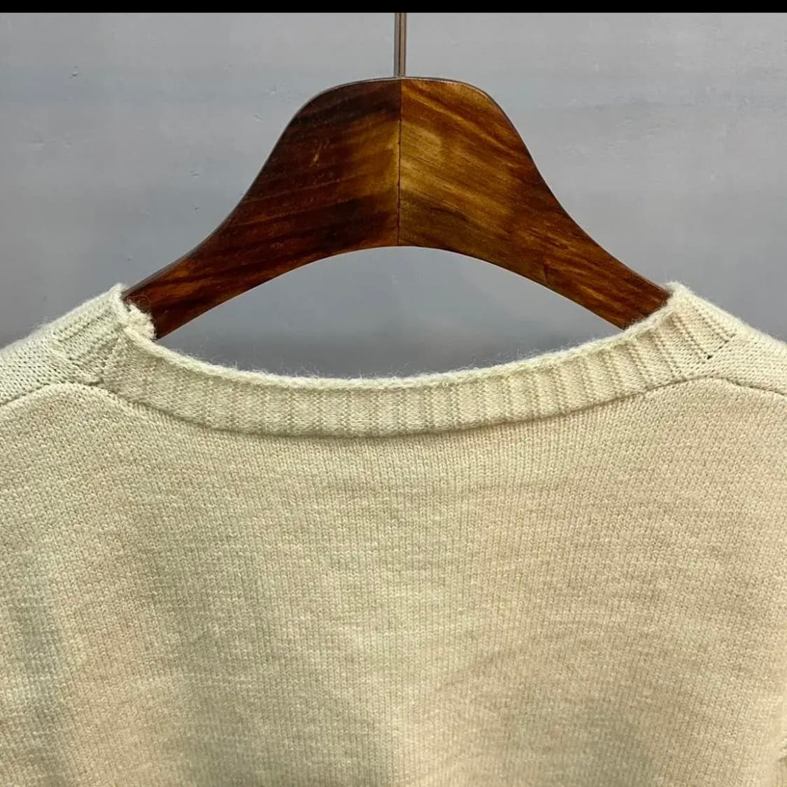 빈티지 하트 조끼 크롭 가디건 상품이미지3