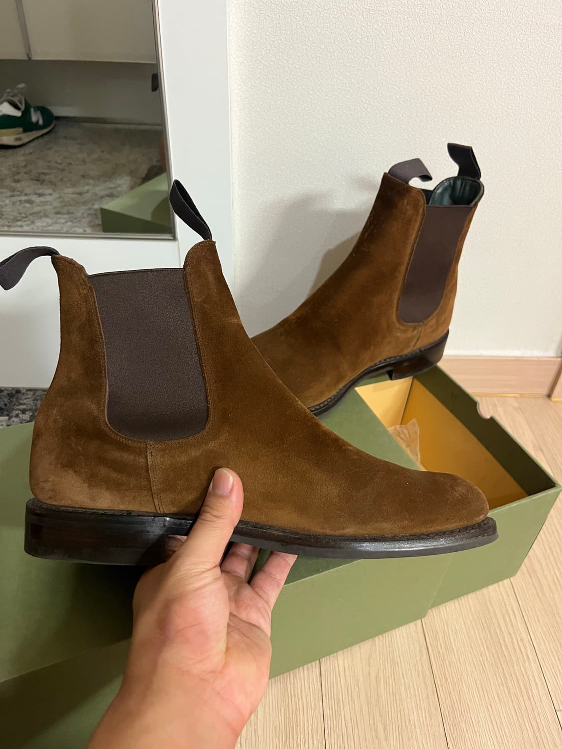 드레익스 첼시 부츠 토바코 (스너프) 스웨이드 UK8 상품이미지2