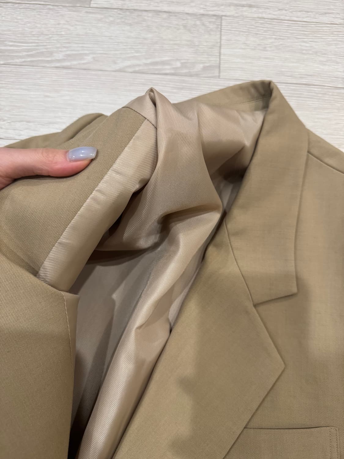 그로브 벨라 자켓 베이지 상품이미지5