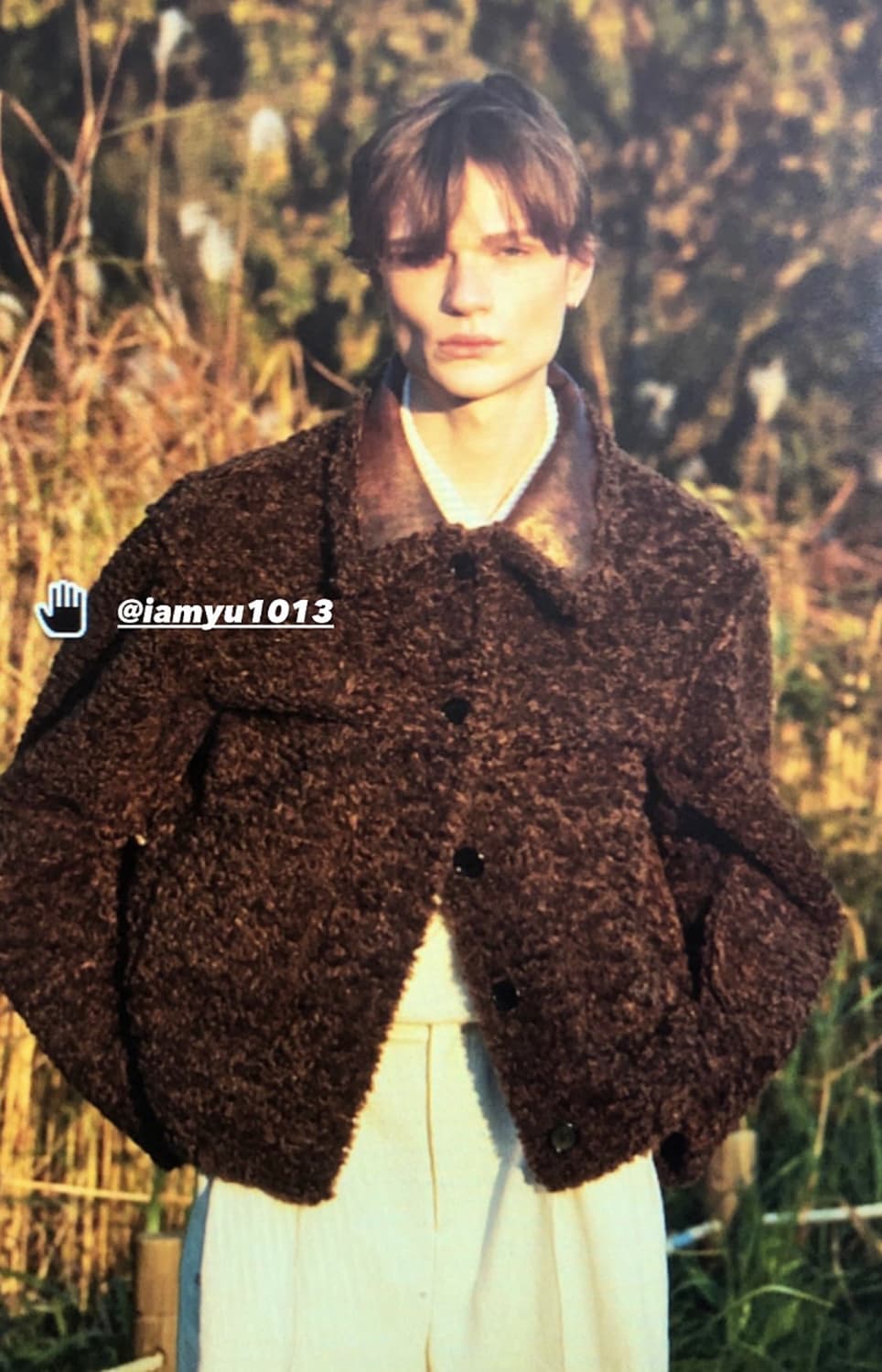 알렌느 리버시블 무스탕 가죽자켓 상품이미지2