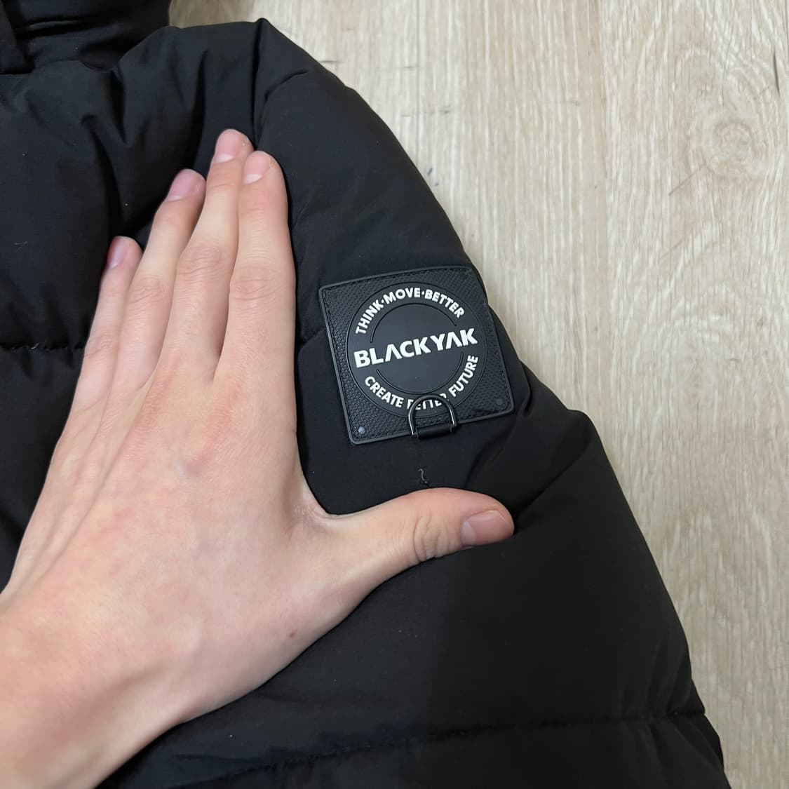 블랙야크 키즈 구스다운 후드 롱패딩 145  상품이미지3