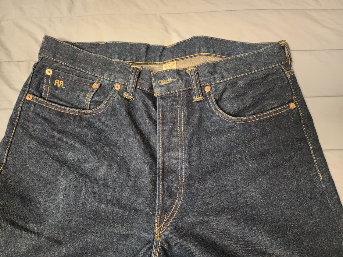 (34)더블알엘(rrl) 원스워시 스트레이트핏 셀비지 데님 상품이미지2