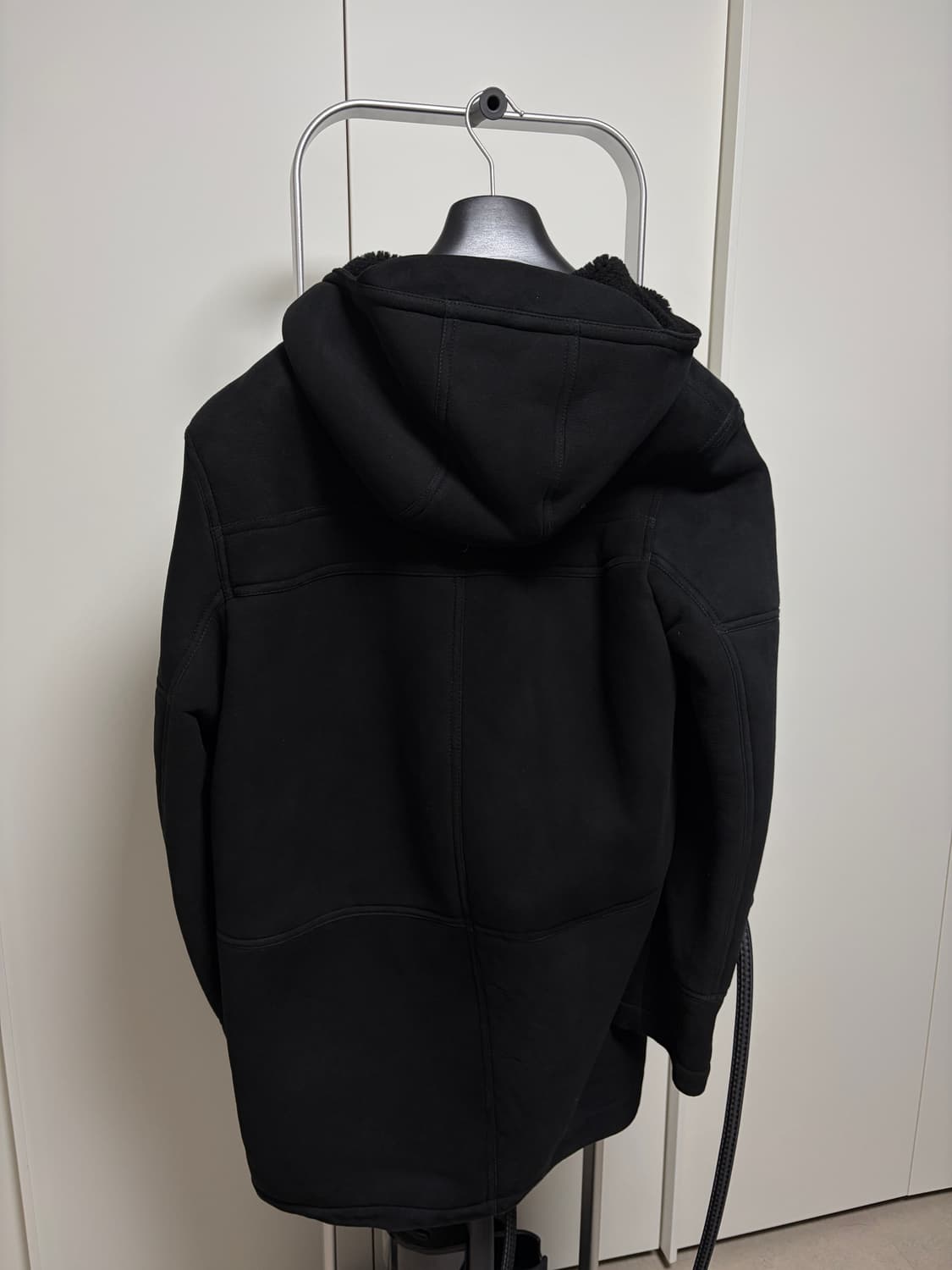 제냐 리얼램스킨 후드 무스탕 코트 상품이미지3