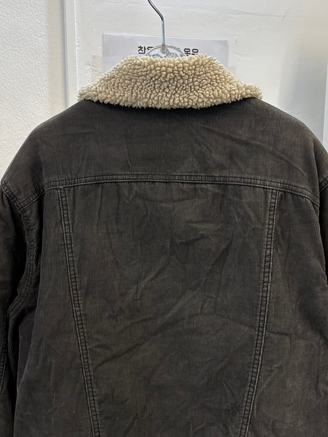 LEVI'S chacoal fleece trucker jk 상품이미지5