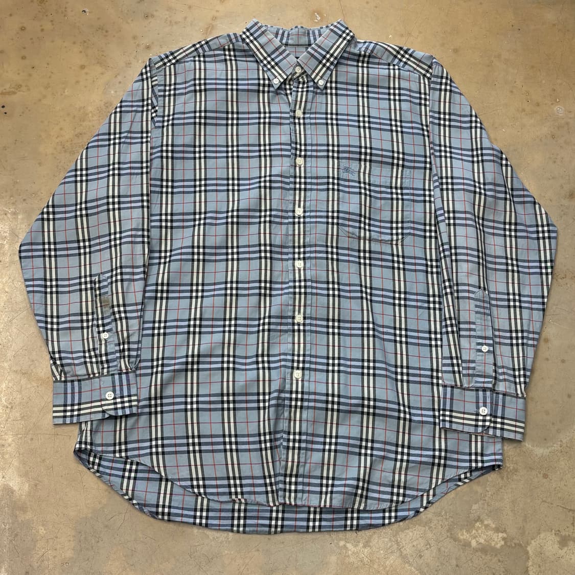 L 버버리 체크 셔츠 상품이미지2