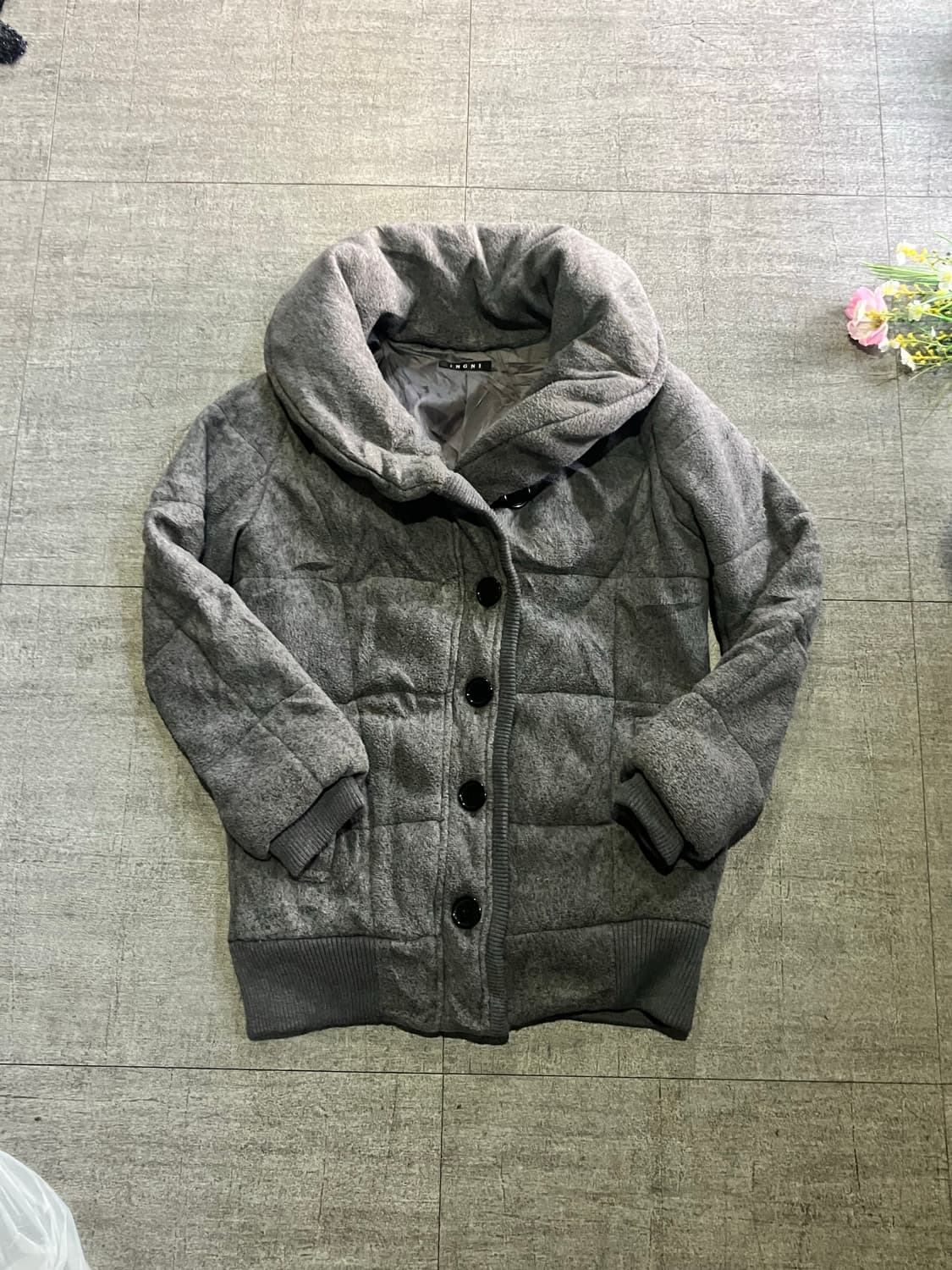 일본빈티지 Ingni 히구미모리걸 할메카지 더플라운딩코트 상품이미지1