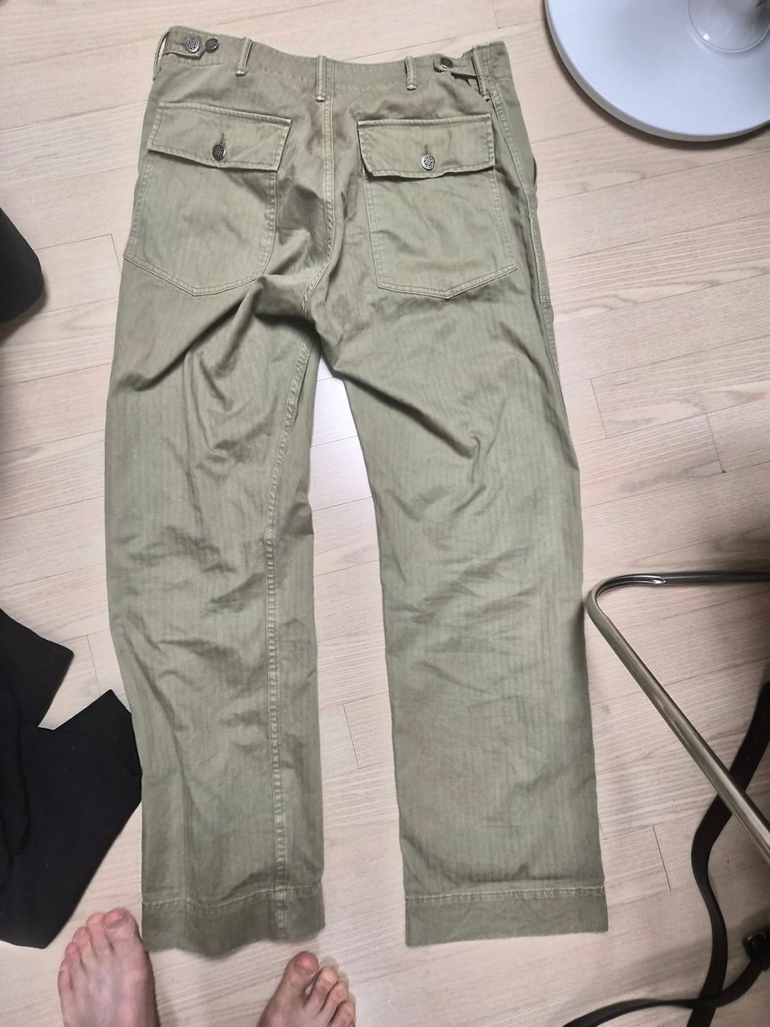 RRL 헤링본 퍼티그팬츠 상품이미지2