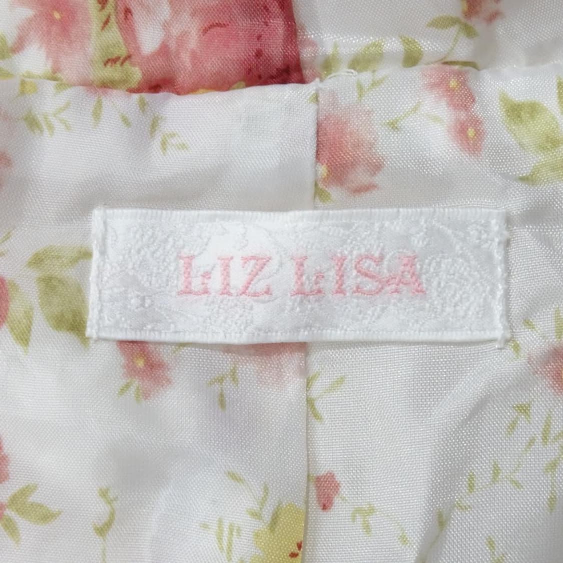 리즈리사 3연 리본 후드 숏코트 플라워 패턴 자켓 달천깔 히메갸루 상품이미지9