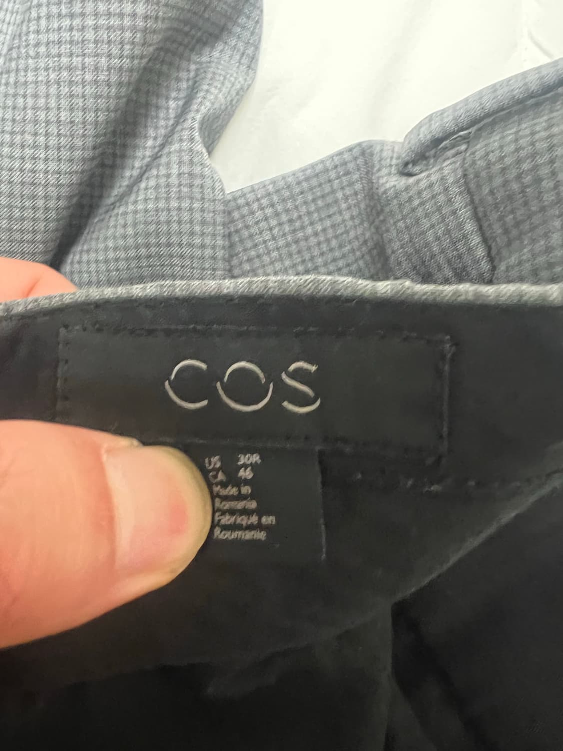 Cos/잔체크 셋업 수트/48,30 상품이미지7