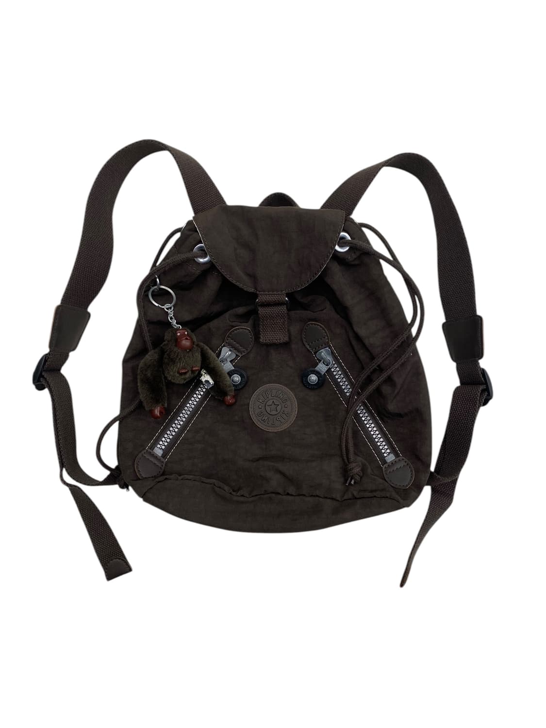 키플링 y2k 초코브라운 백팩 상품이미지1