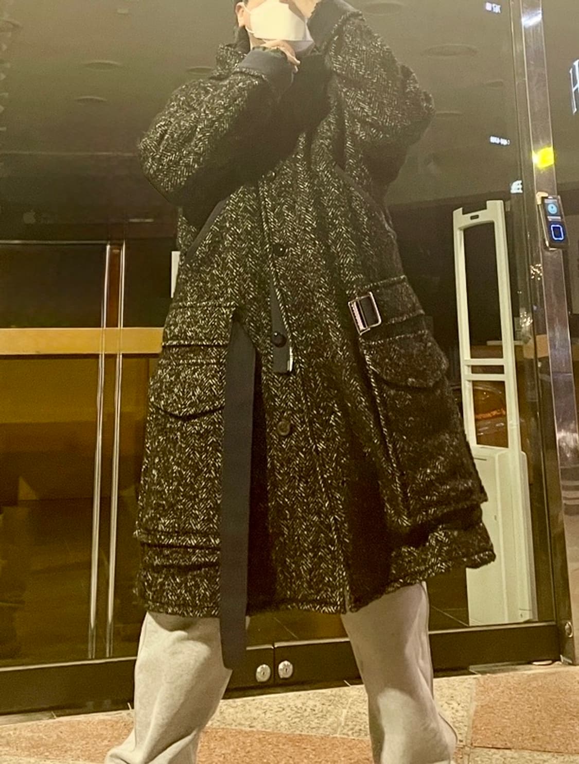 sacai 사카이 헤링본 울코트 3사이즈 상품이미지10