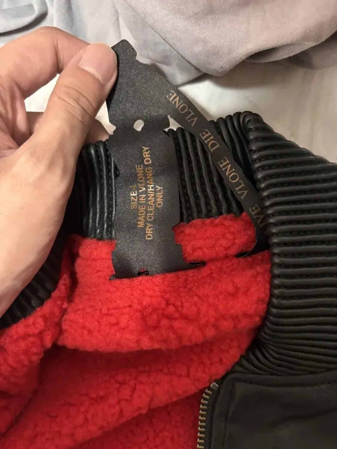 vlone 2017 leather bomber 상품이미지4