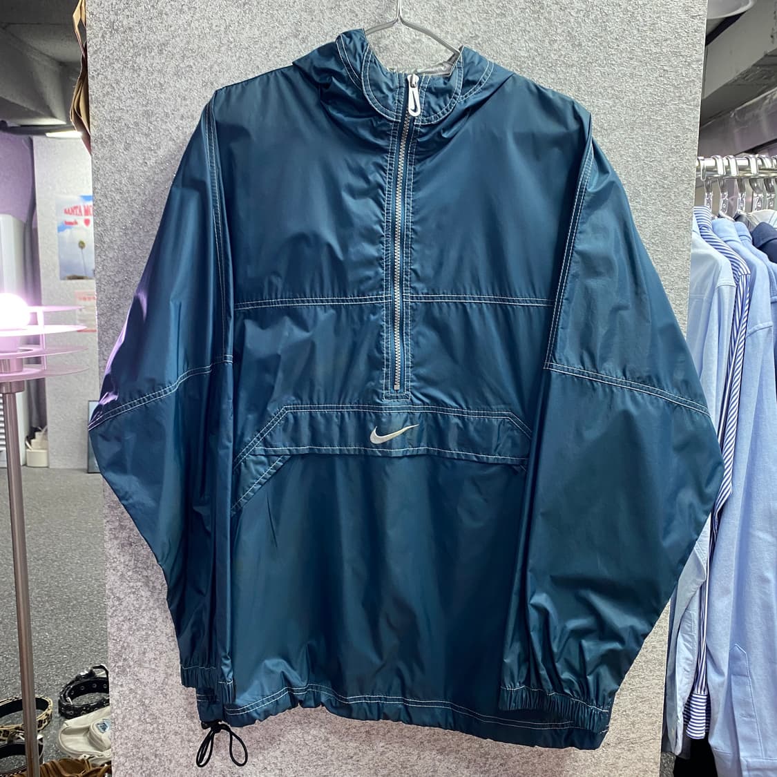 나이키00s 스카치 빅로고 네이비 아노락 B3224 상품이미지2