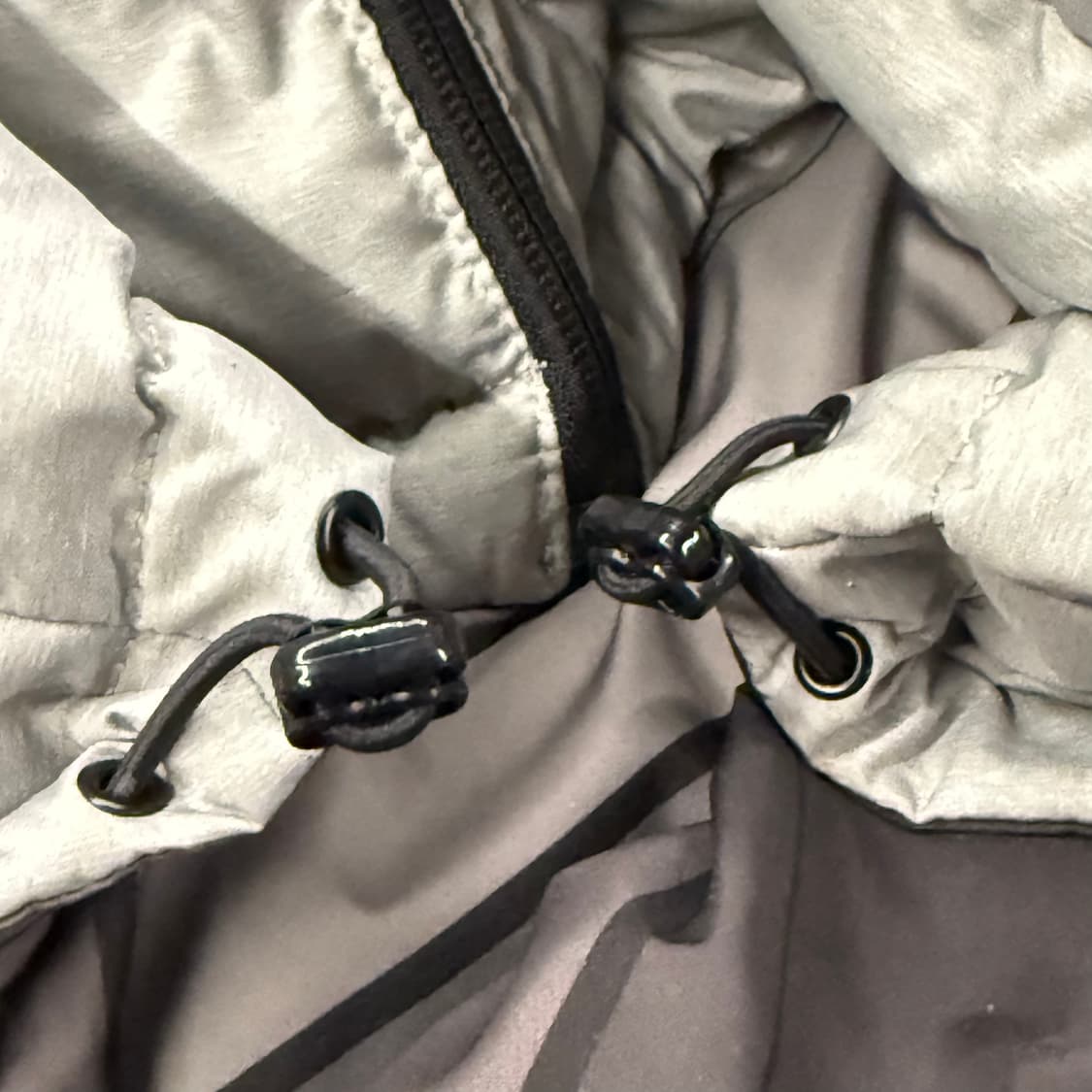 [정품/100] 아디다스 메시 경량 패딩 회색 양면 b15 상품이미지8