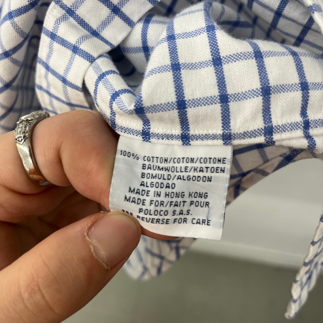 폴로 랄프로렌 반팔 체크 셔츠 남2XL 상품이미지5