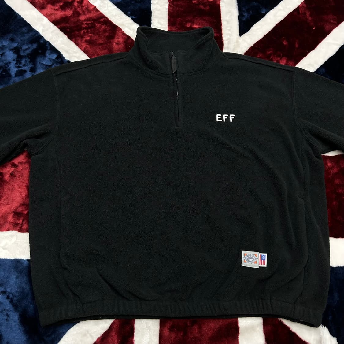 [M]이벳필드 반집업 후리스/블랙 상품이미지3