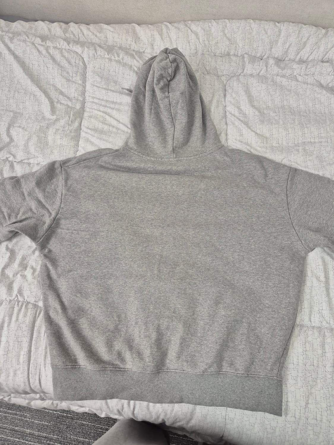 회색 후드티 상품이미지3